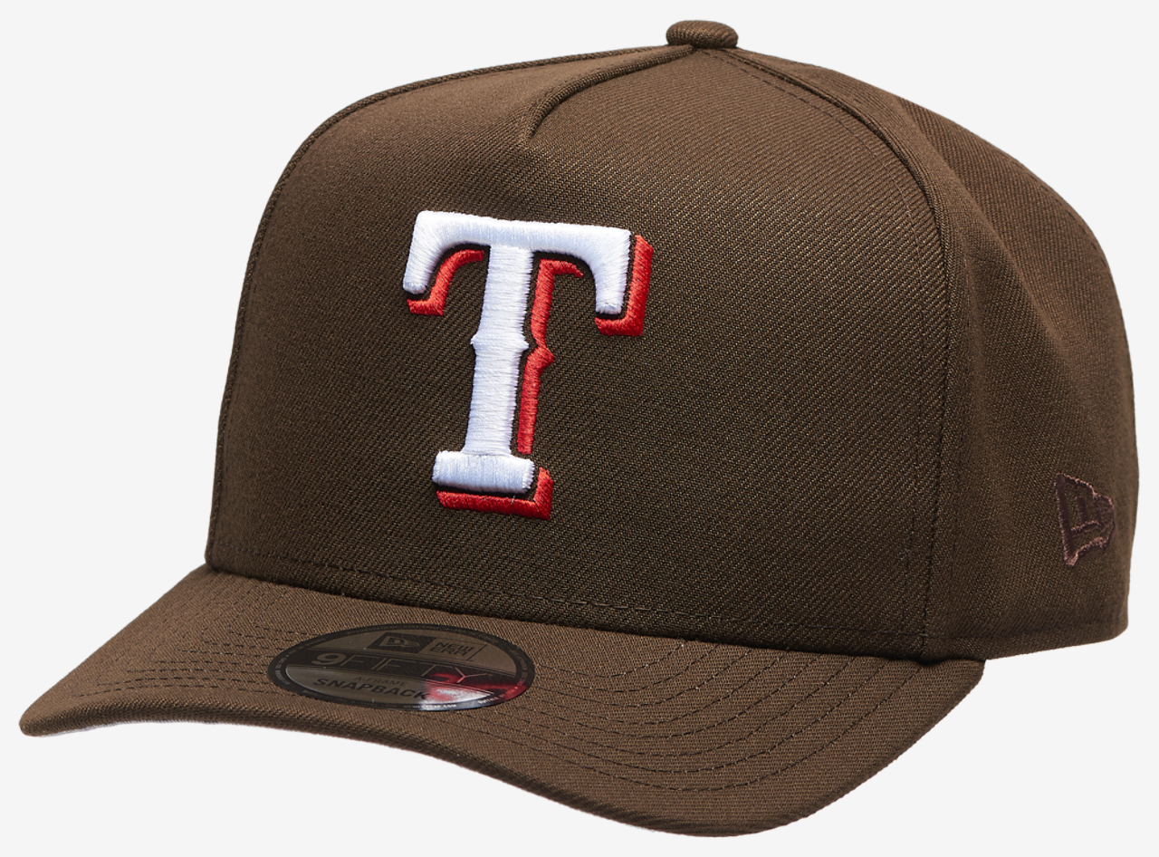 New Era Rangers 950AF FS Curve Cap Image 1 of 5. Tap to open photo gallery.