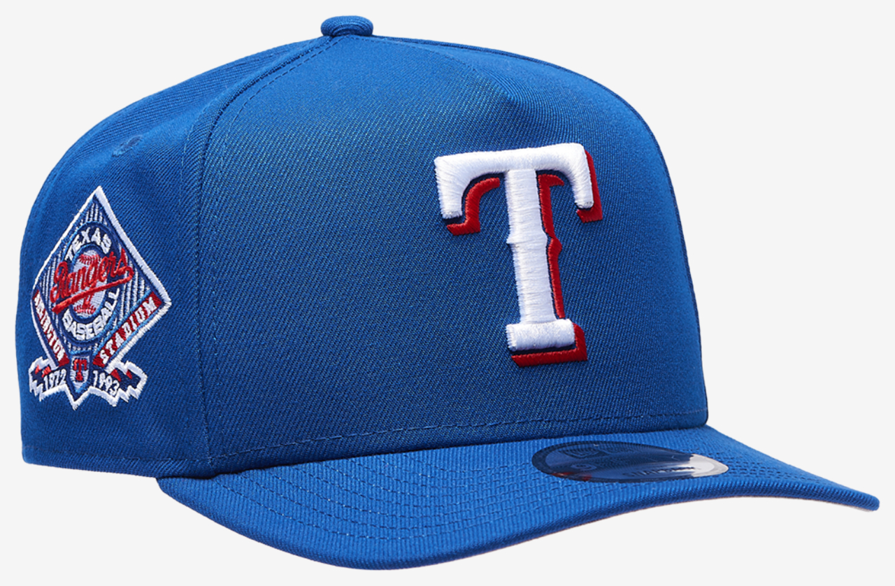 New Era Rangers 950AF LTR Curve Cap Image 3 of 5. Tap to open photo gallery.