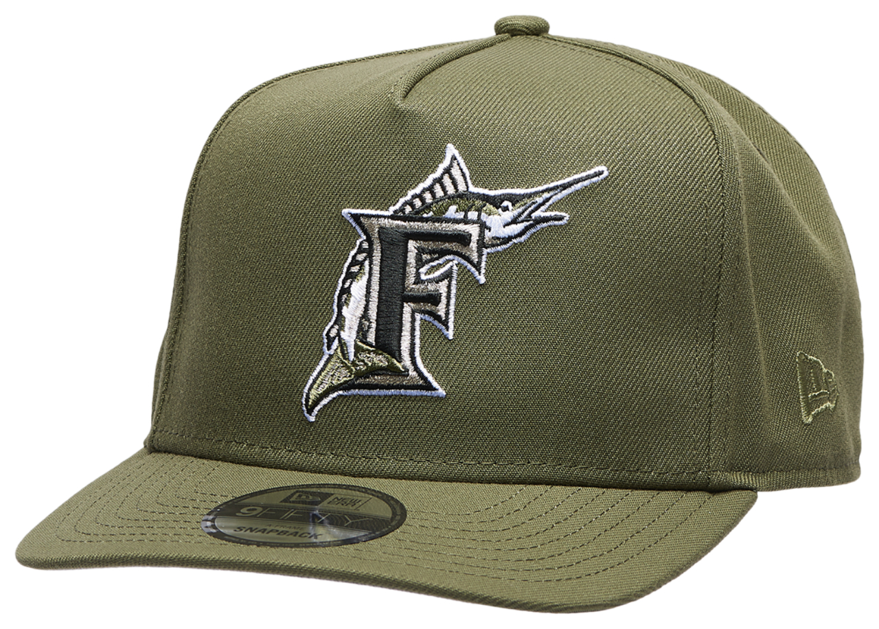New Era Marlins 950AF 10th Anniversary Curve Cap - Men's | Foot Locker