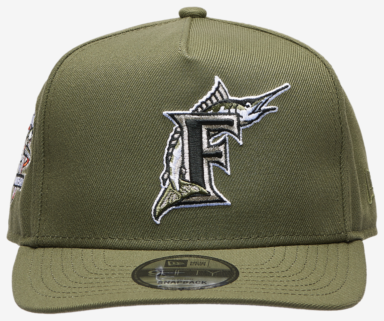 New Era Marlins 950AF 10th Anniversary Curve Cap Image 2 of 5. Tap to open photo gallery.