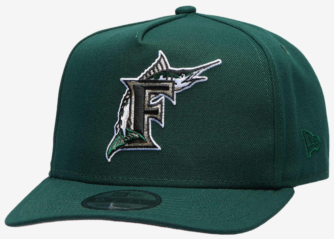 New Era Marlins 950AF ING Curve Cap Image 1 of 5. Tap to open photo gallery.
