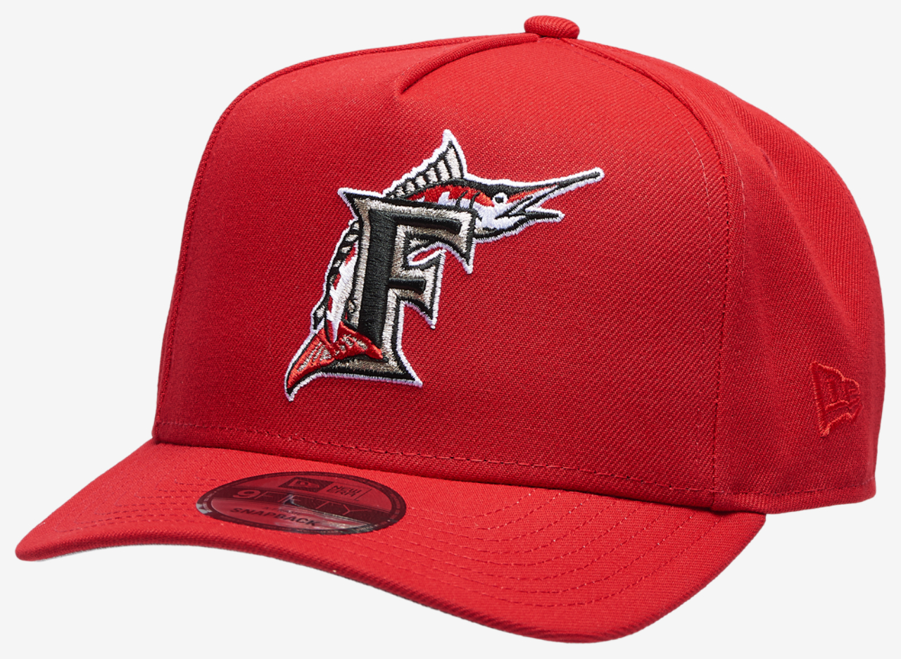 New Era Marlins 950AF 25th Anniversary WS Curve Cap Image 1 of 5. Tap to open photo gallery.