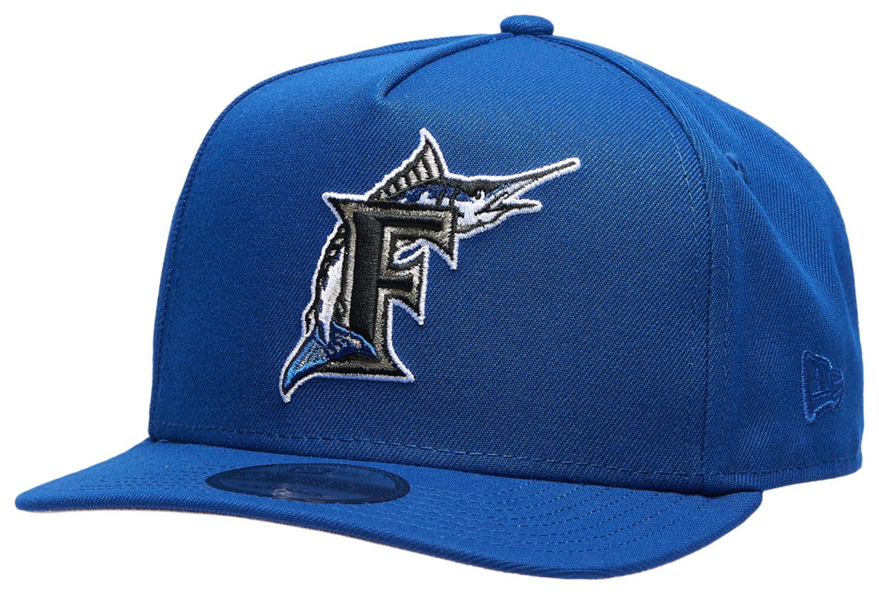 New Era Marlins 950AF 10th Anniversary Curve Cap Image 1 of 5. Tap to open photo gallery.