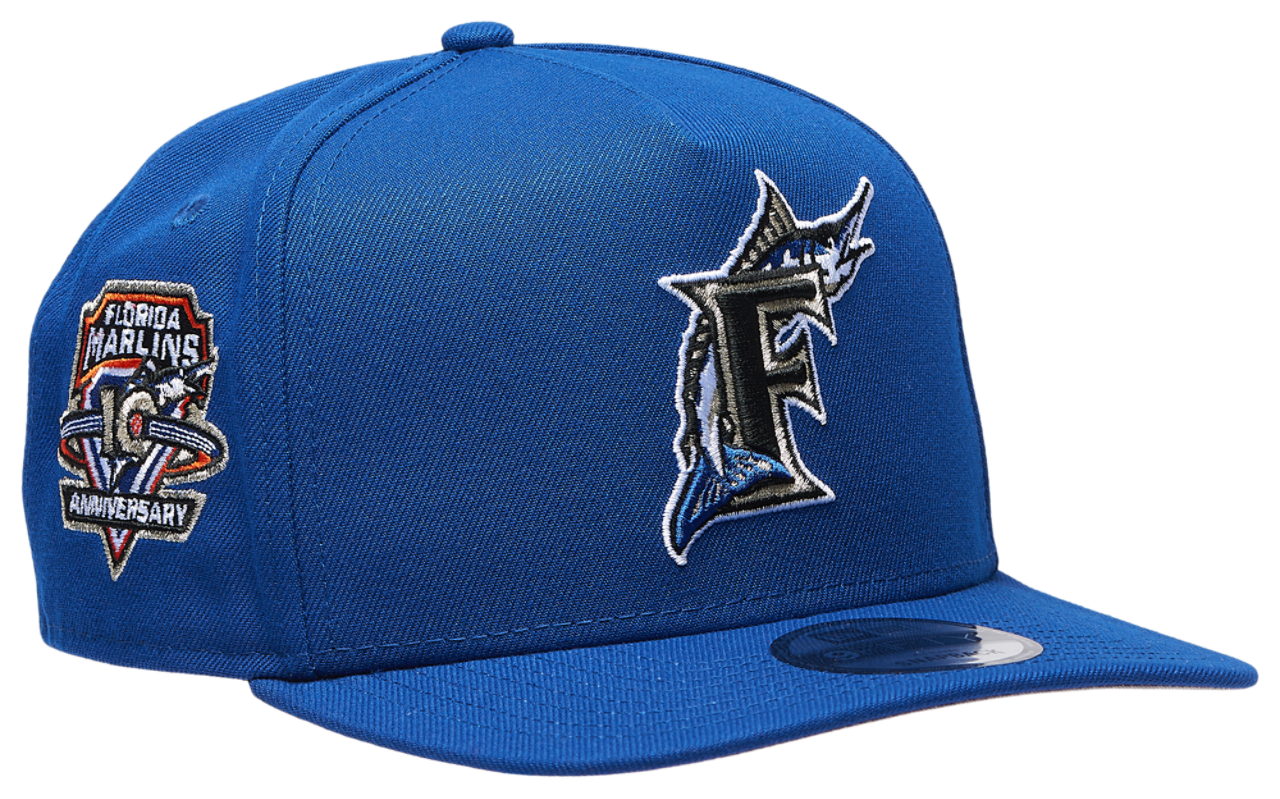 New Era Marlins 950AF 10th Anniversary Curve Cap Image 3 of 5. Tap to open photo gallery.