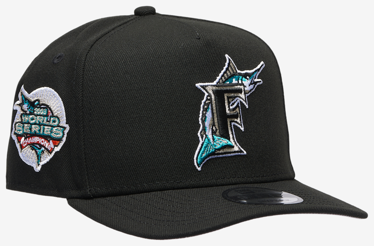 New Era Marlins 950AF '03 World Series Champs Curve Cap Image 3 of 5. Tap to open photo gallery.