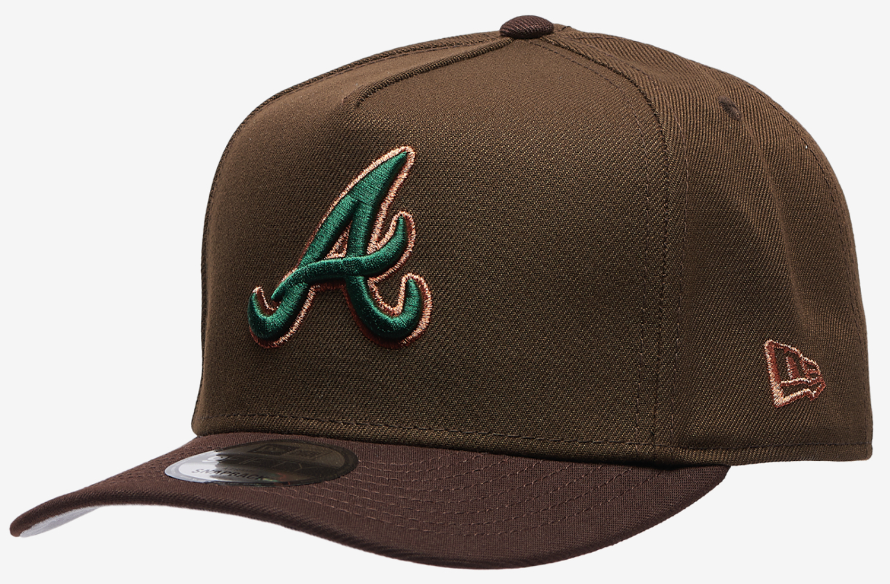 New Era Braves 9FIFTY A-Frame Curve 30th Cap Image 1 of 5. Tap to open photo gallery.