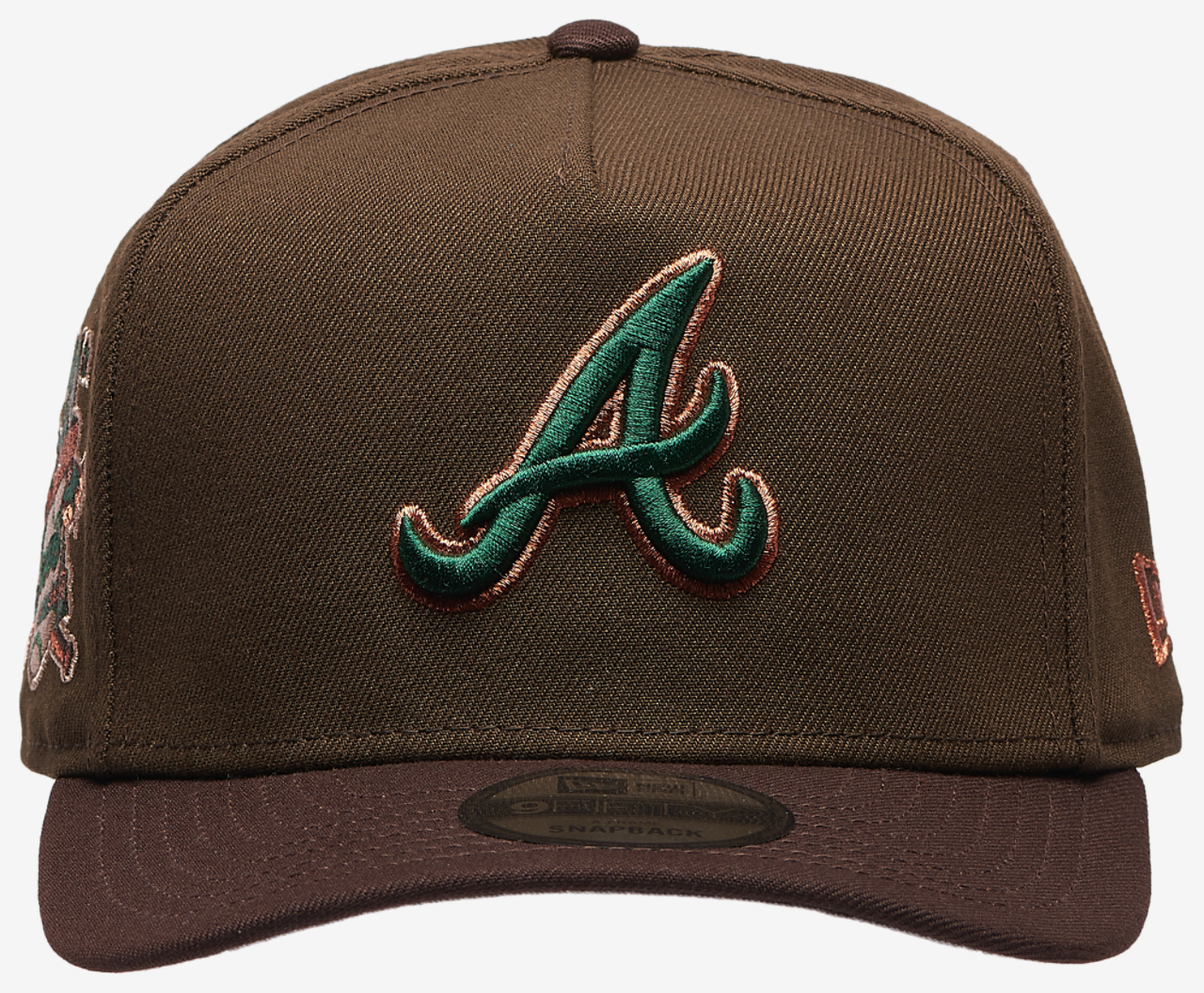 New Era Braves 9FIFTY A-Frame Curve 30th Cap Image 2 of 5. Tap to open photo gallery.