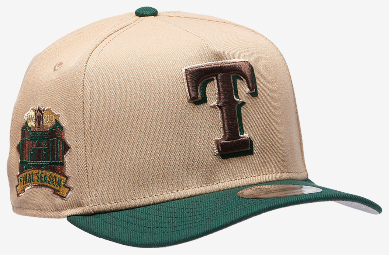 New Era Rangers 9FIFTY A-Frame Curve Cap Image 3 of 5. Tap to open photo gallery.