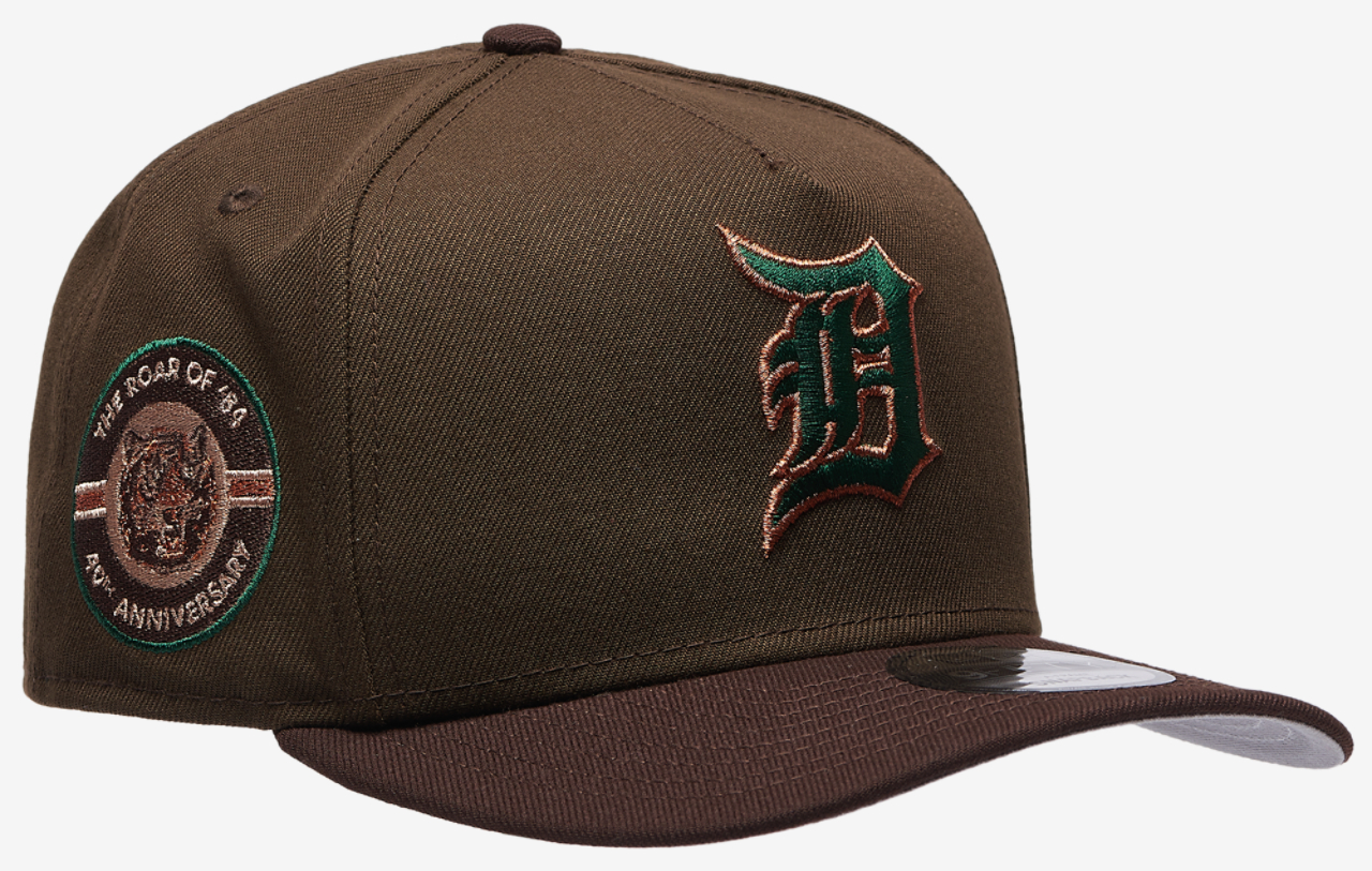 New Era Tigers 9FIFTY A-Frame Curve 40th Cap Image 3 of 5. Tap to open photo gallery.