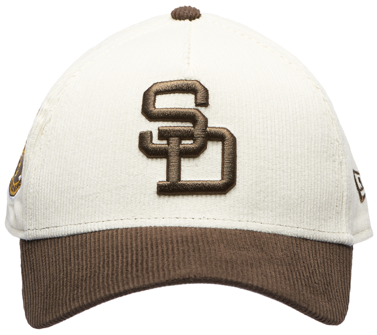 New Era Padres 940 A Frame Cordory Cap Image 2 of 5. Tap to open photo gallery.