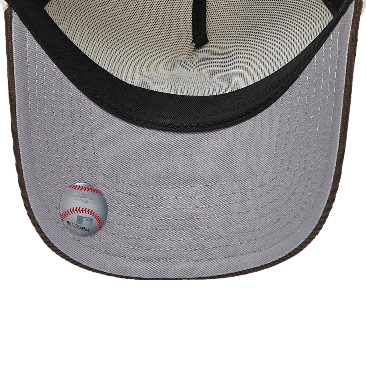 New Era Padres 940 A Frame Cordory Cap Image 5 of 5. Tap to open photo gallery.