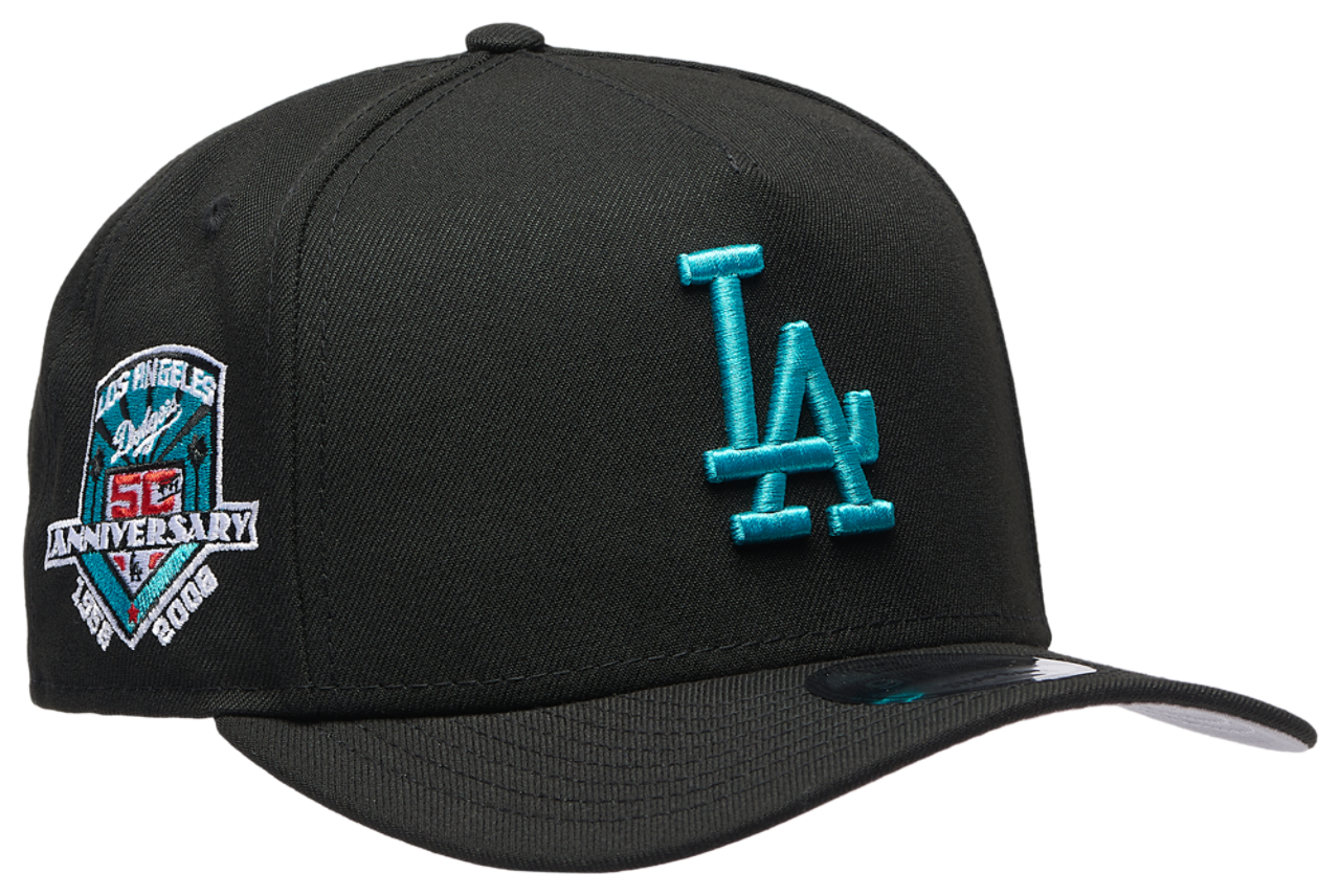 New Era Dodgers 9FIFTY A-Frame Curve 50th Cap Image 3 of 5. Tap to open photo gallery.