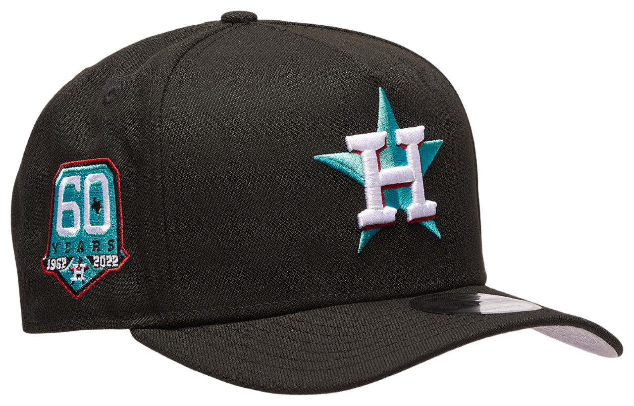 New Era Astros 9FIFTY A-Frame Curve 60th Cap Image 3 of 5. Tap to open photo gallery.