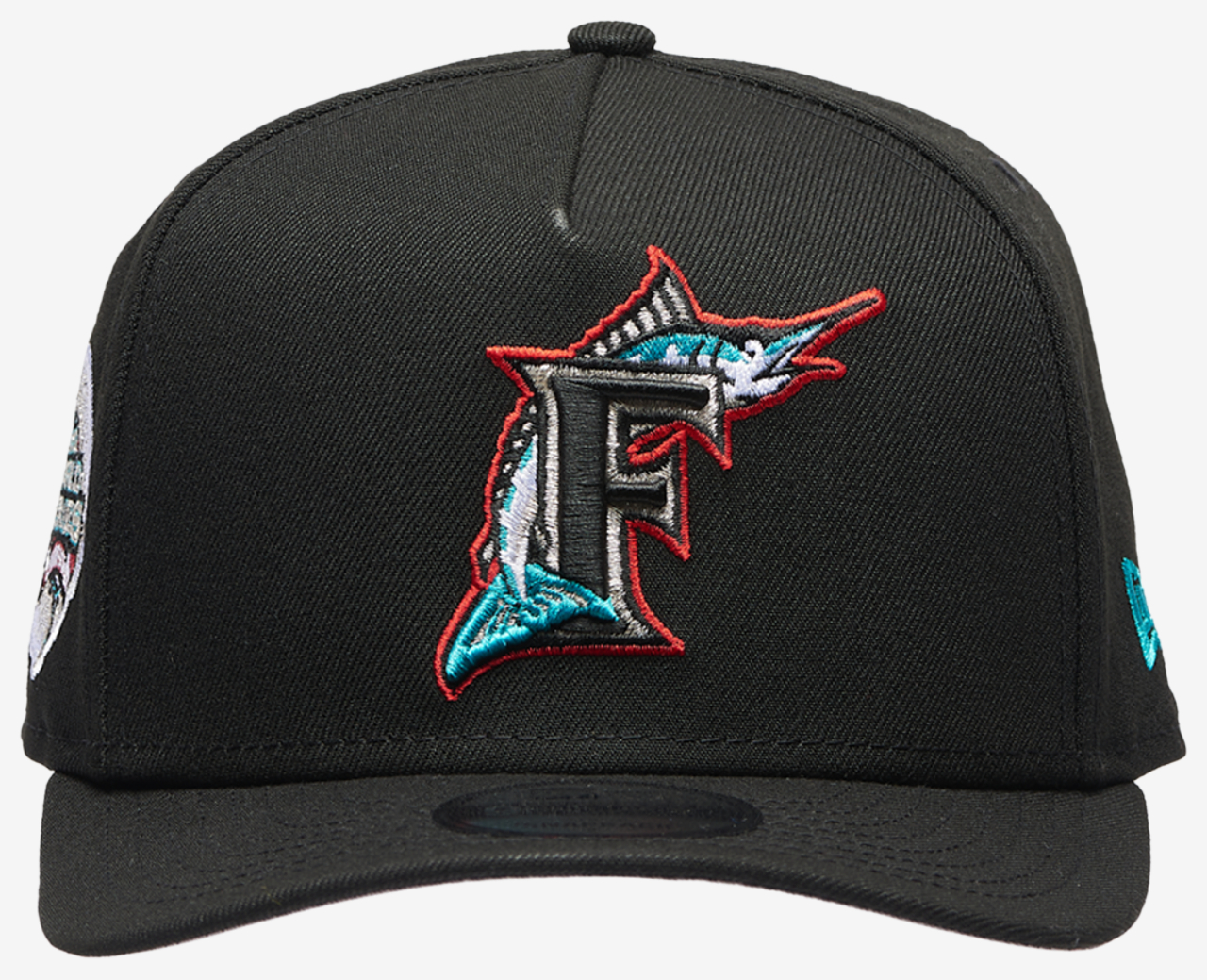 New Era Marlins 9FIFTY A-Frame Curve 03 World Series Cap Image 2 of 5. Tap to open photo gallery.