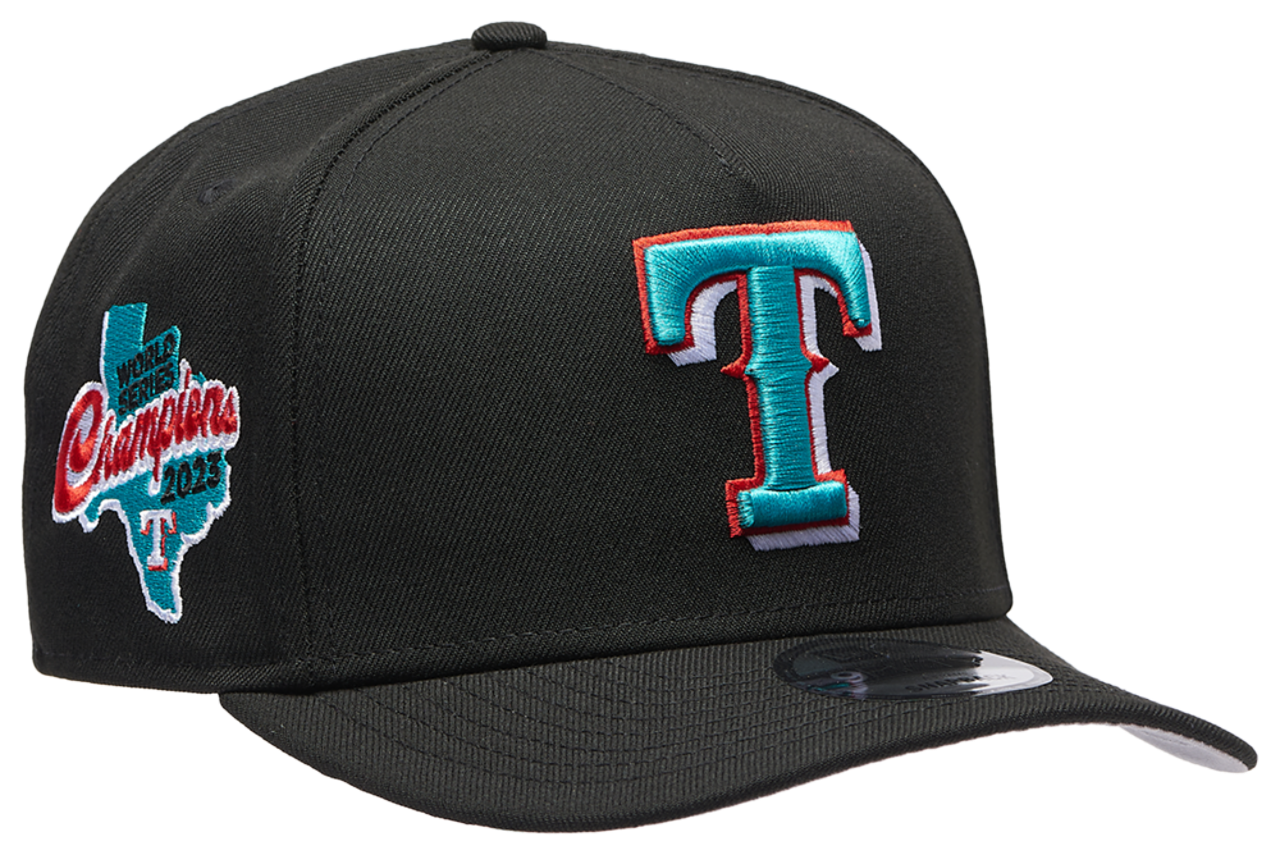 New Era Rangers 9FIFTY A-Frame Curve 23 World Series Cap Image 3 of 5. Tap to open photo gallery.