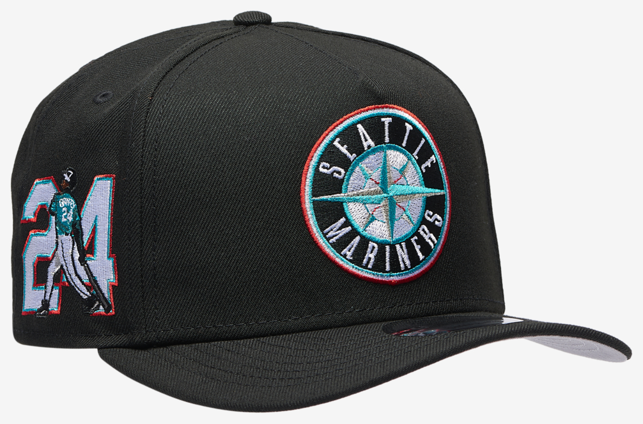 New Era Mariners 9FIFTY A-Frame Curve Griffey Cap Image 3 of 5. Tap to open photo gallery.