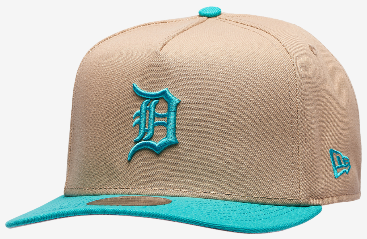 New Era Tigers 9FIFTY A-Frame Curve Cap Image 1 of 5. Tap to open photo gallery.