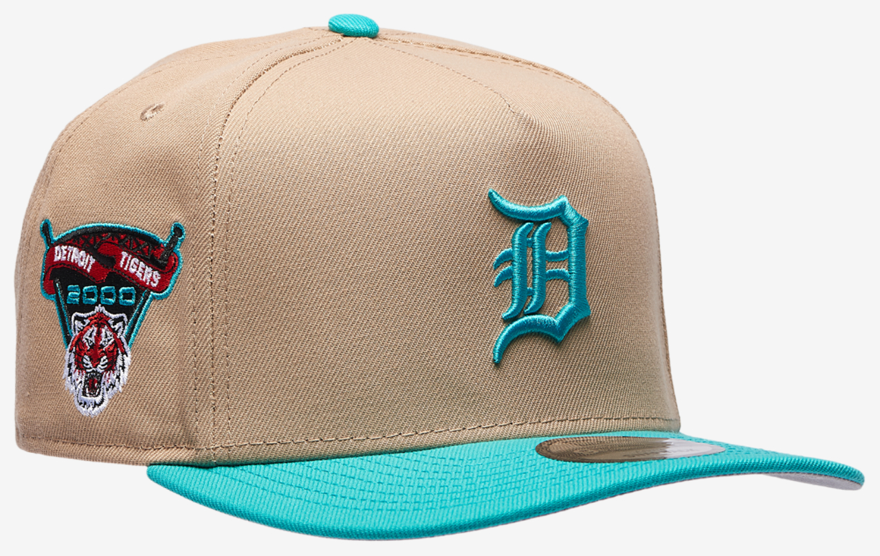 New Era Tigers 9FIFTY A-Frame Curve Cap Image 3 of 5. Tap to open photo gallery.