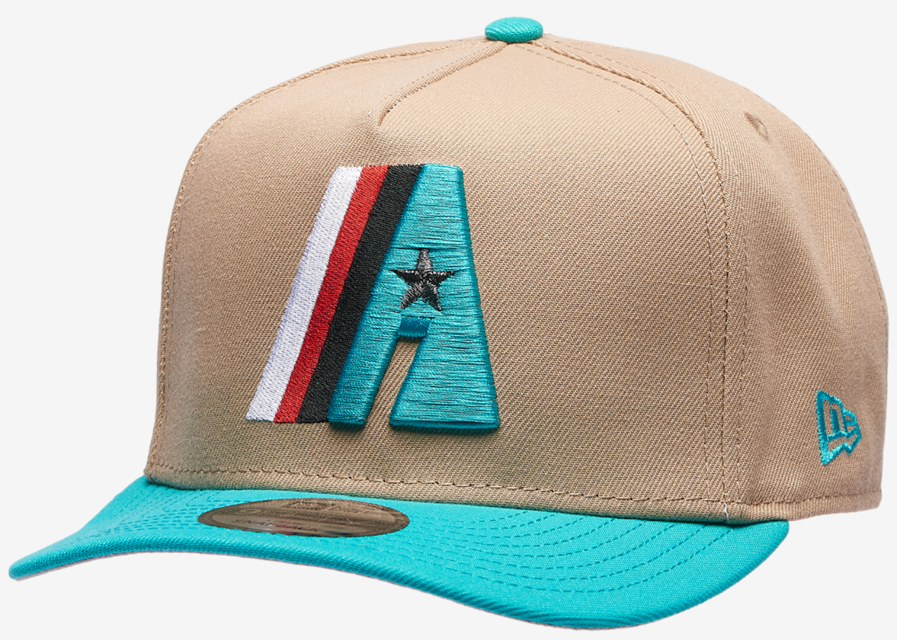 New Era Astros 9FIFTY A-Frame Curve Cap Image 1 of 5. Tap to open photo gallery.