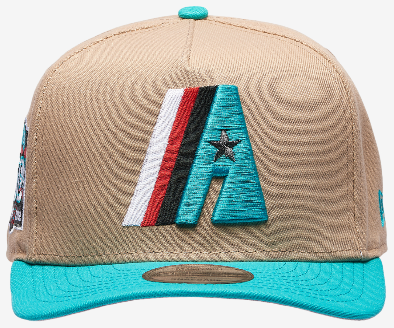 New Era Astros 9FIFTY A-Frame Curve Cap Image 2 of 5. Tap to open photo gallery.