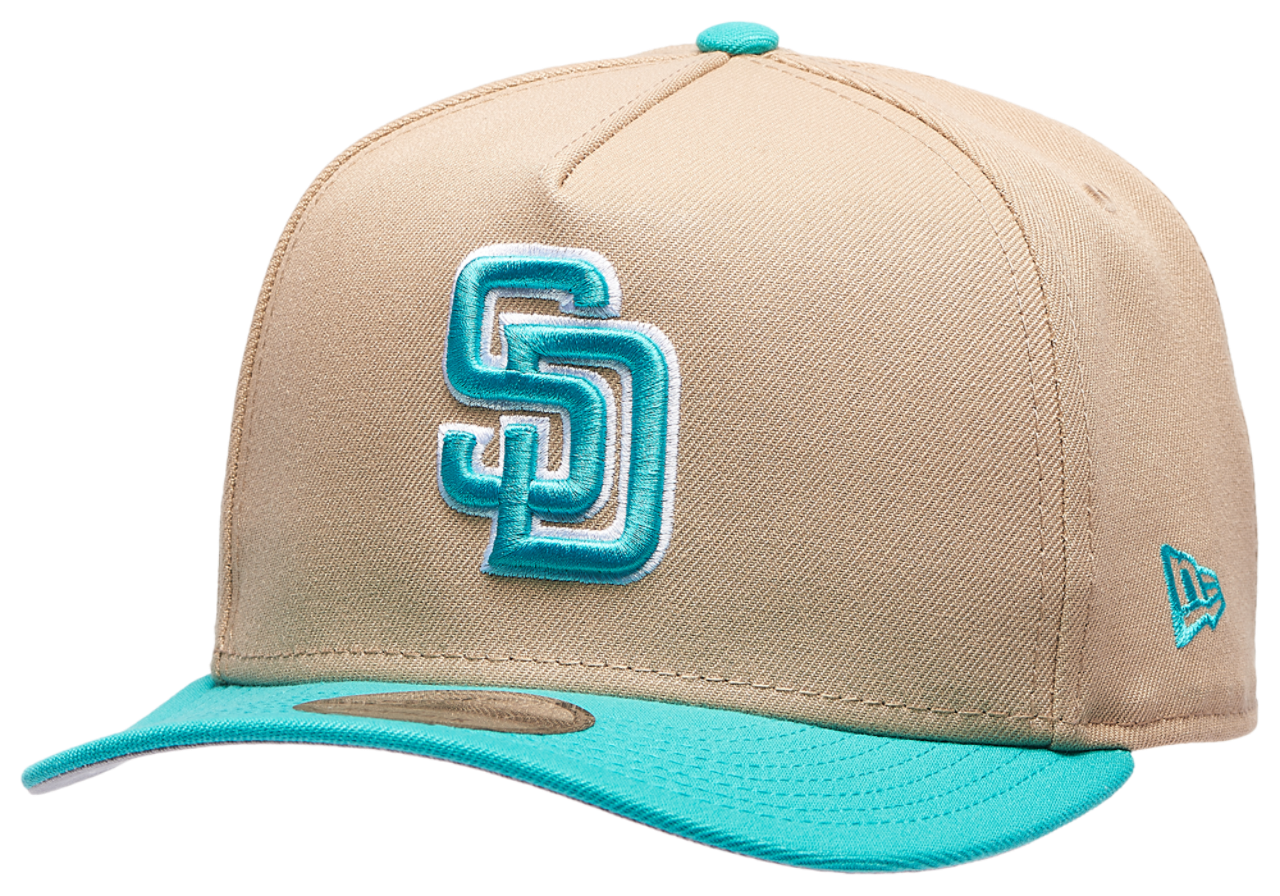 New Era Padres 9FIFTY A-Frame Curve 50th Cap Image 1 of 5. Tap to open photo gallery.