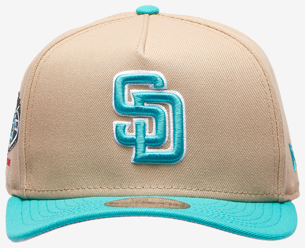New Era Padres 9FIFTY A-Frame Curve 50th Cap Image 2 of 5. Tap to open photo gallery.