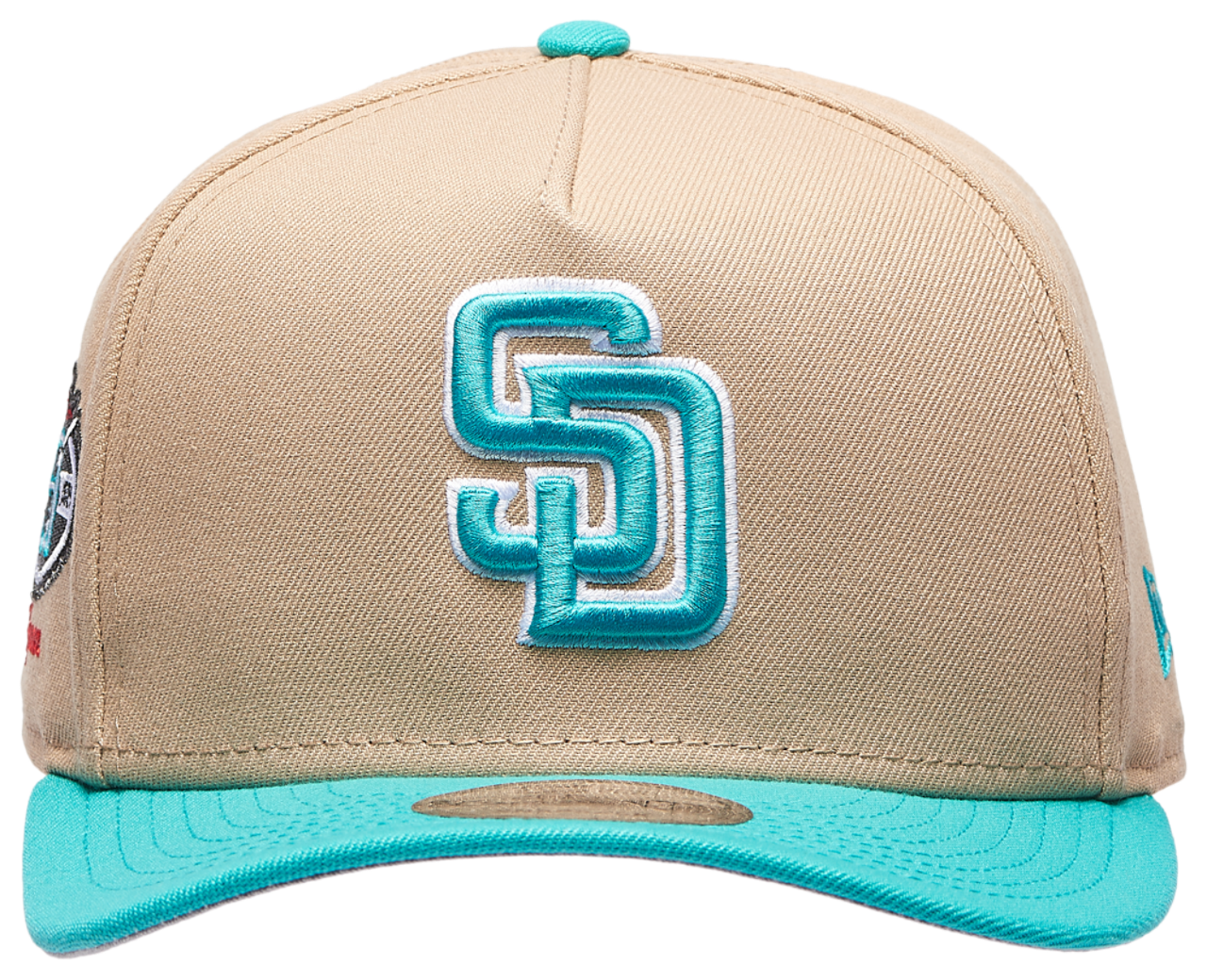 New Era Padres 9FIFTY A-Frame Curve 50th Cap Image 2 of 5. Tap to open photo gallery.