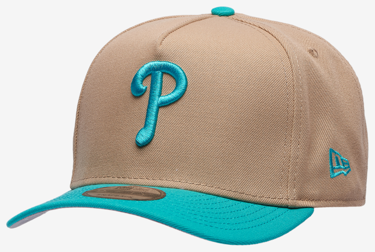 New Era Phillies 9FIFTY A-Frame Curve 100 Years Cap Image 1 of 5. Tap to open photo gallery.