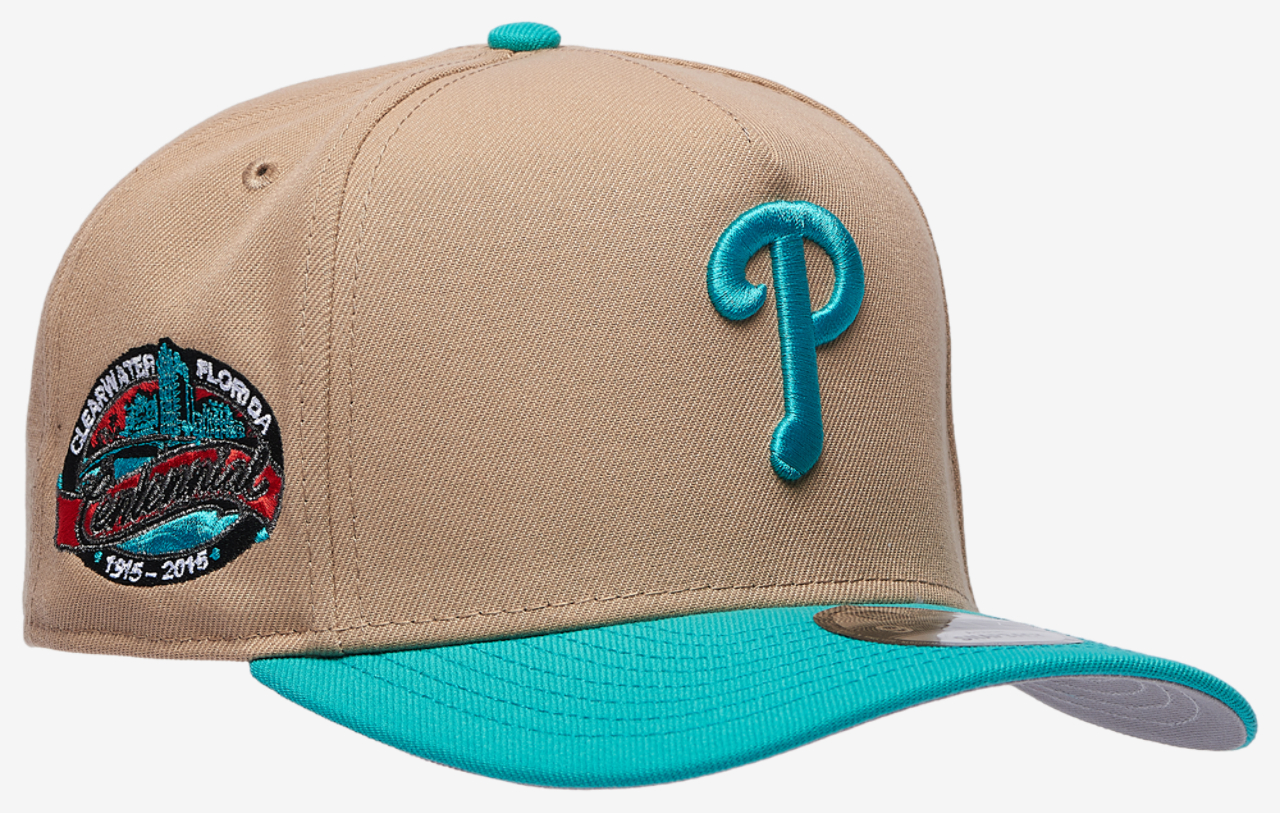 New Era Phillies 9FIFTY A-Frame Curve 100 Years Cap Image 3 of 5. Tap to open photo gallery.