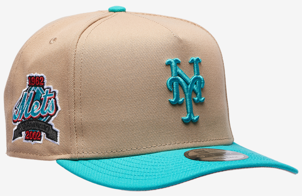 New Era Mets 9FIFTY A-Frame Curve 40th Cap Image 3 of 5. Tap to open photo gallery.