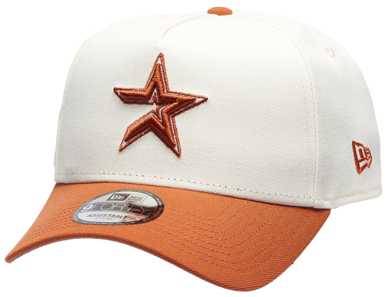 New Era Astros 940 A Frame Cap Image 1 of 5. Tap to open photo gallery.