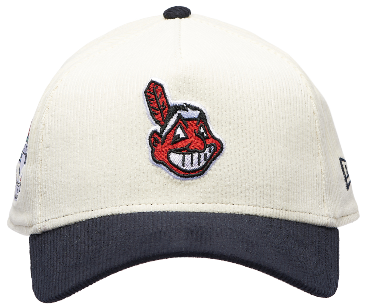 New Era Indians 940 A Frame Cordory Cap Image 2 of 5. Tap to open photo gallery.