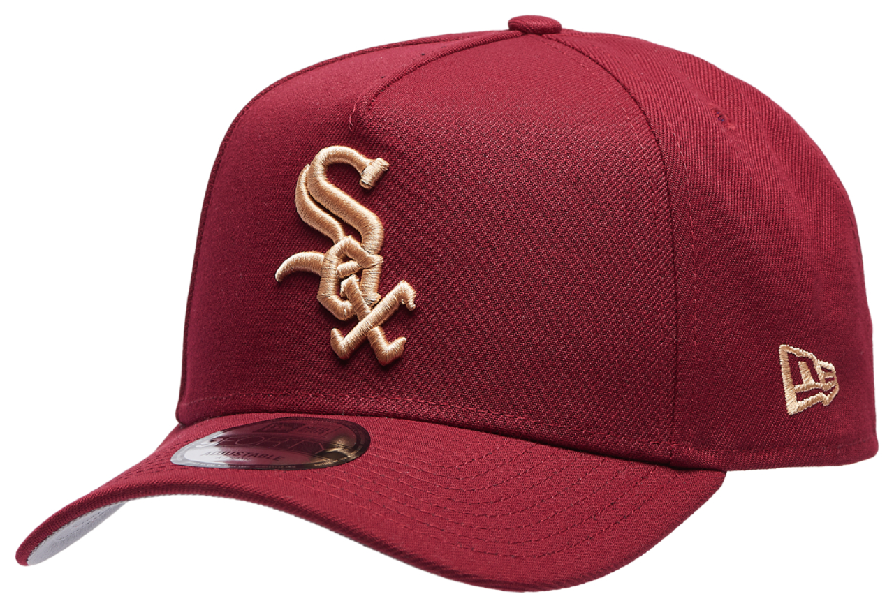 New Era White Sox 940 A Frame Cardinal Cap Image 1 of 5. Tap to open photo gallery.