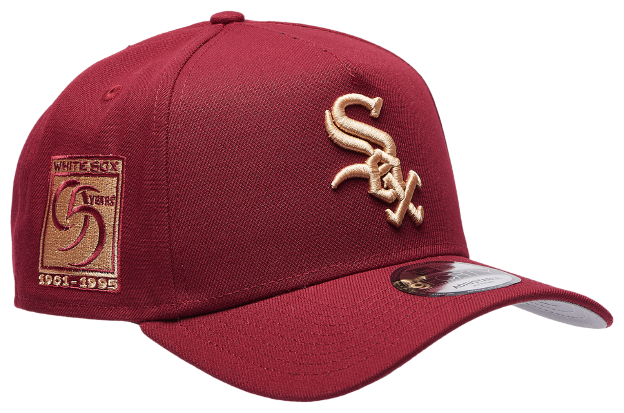 New Era White Sox 940 A Frame Cardinal Cap Image 3 of 5. Tap to open photo gallery.
