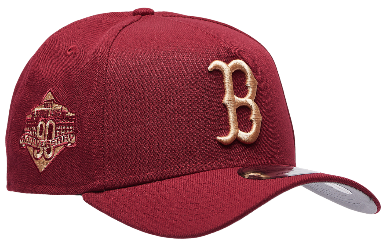 New Era Red Sox 940 A Frame Cap Image 3 of 5. Tap to open photo gallery.