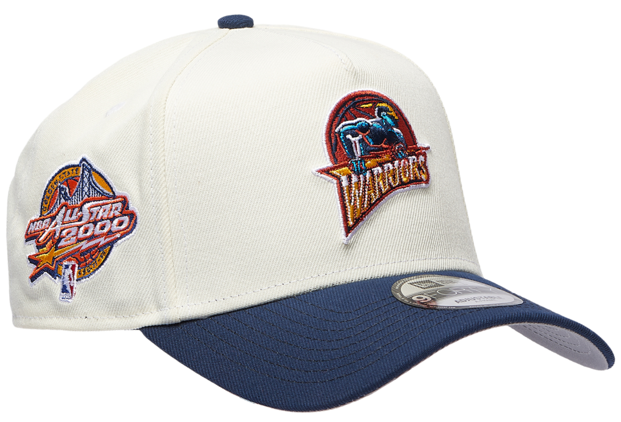 New Era Warriors 940 A Frame HWC Cap Image 3 of 5. Tap to open photo gallery.