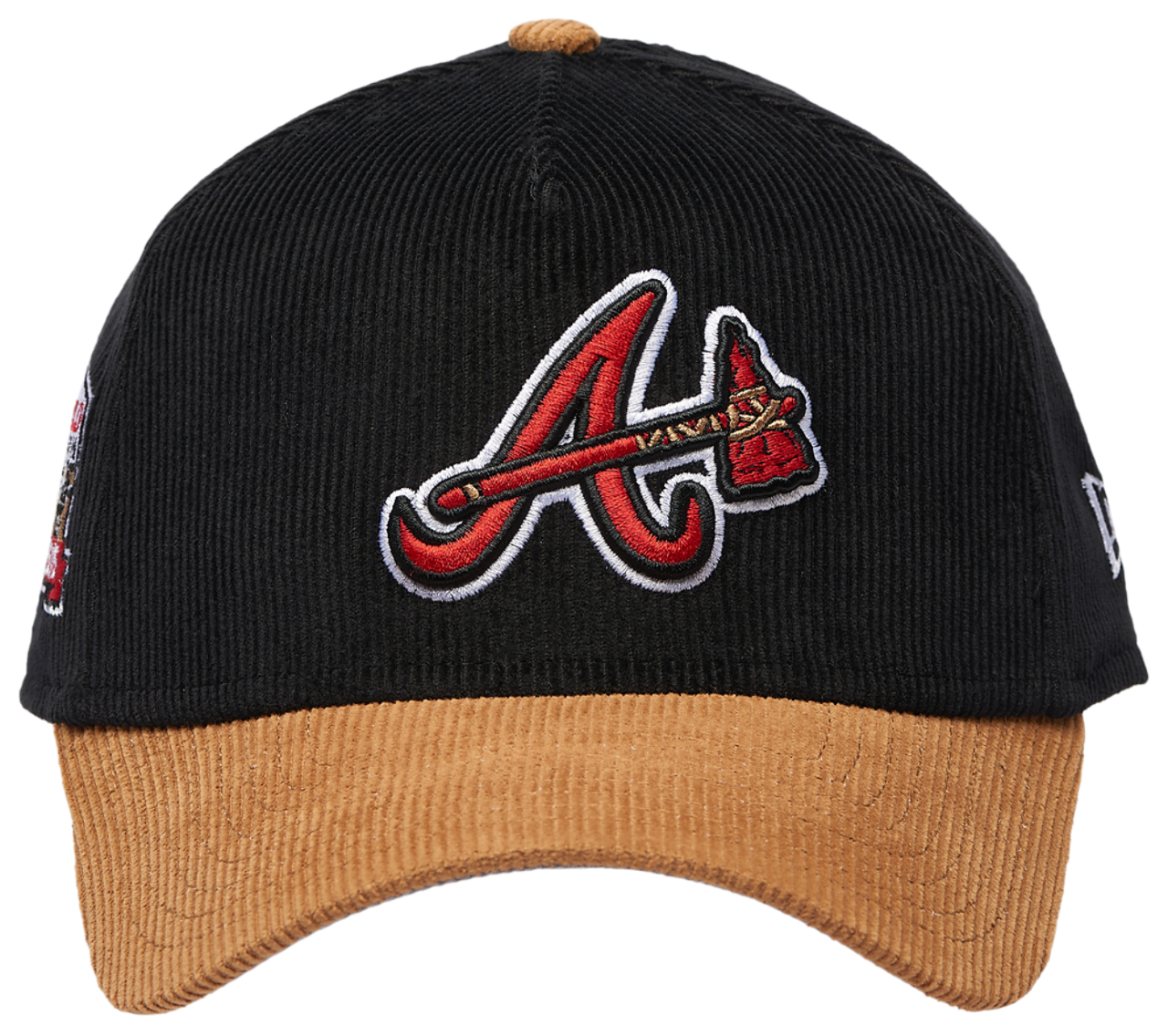 New Era Braves 940AF Cord Cap Image 2 of 5. Tap to open photo gallery.