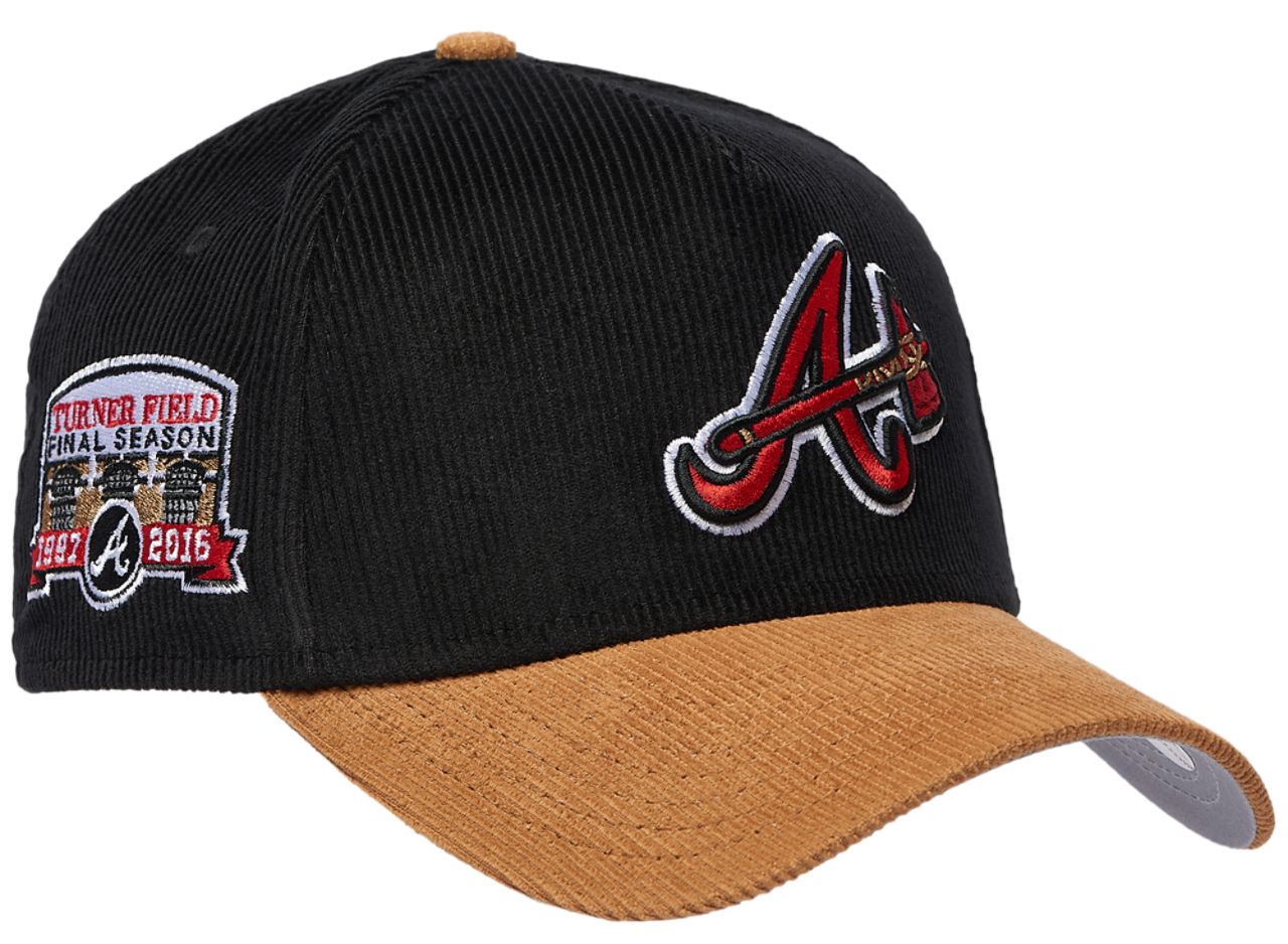New Era Braves 940AF Cord Cap Image 3 of 5. Tap to open photo gallery.