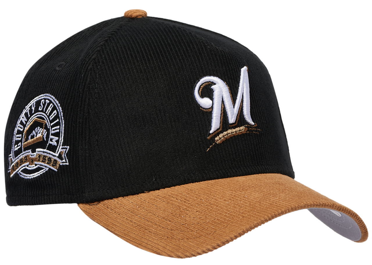 New Era Brewers 940AF Cord Cap Image 3 of 5. Tap to open photo gallery.