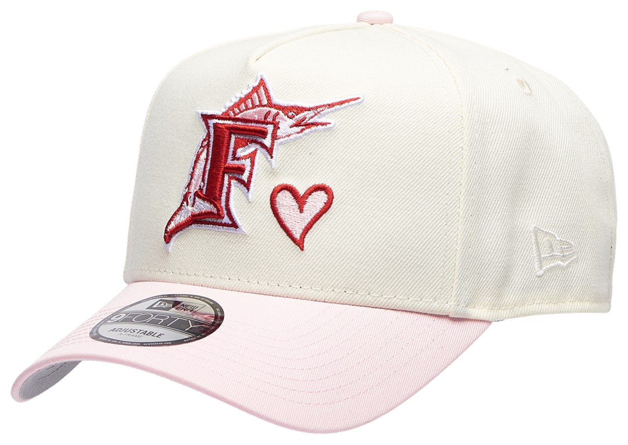 New Era Marlins 940AF Heart Cap Image 1 of 5. Tap to open photo gallery.