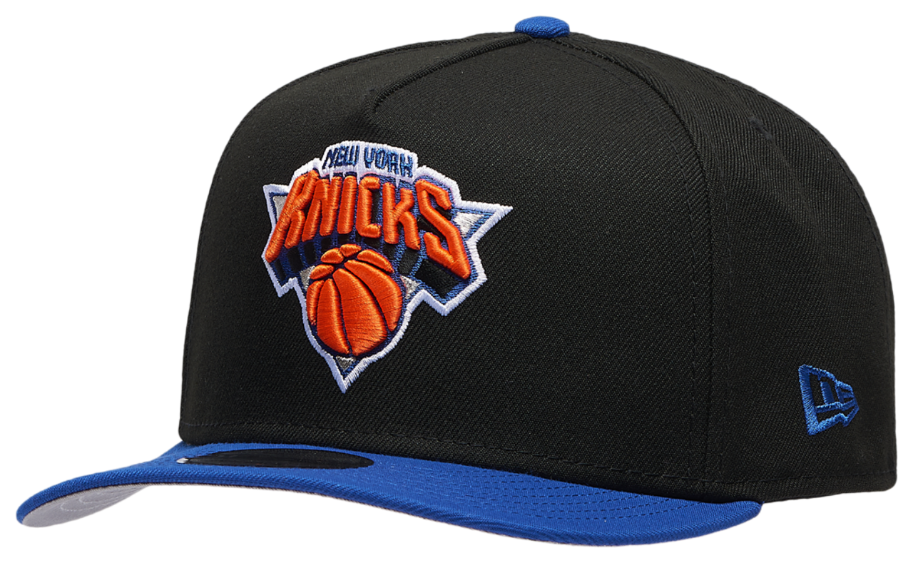 New Era Knicks 9FIFTY A Frame Curve EC Image 1 of 5. Tap to open photo gallery.