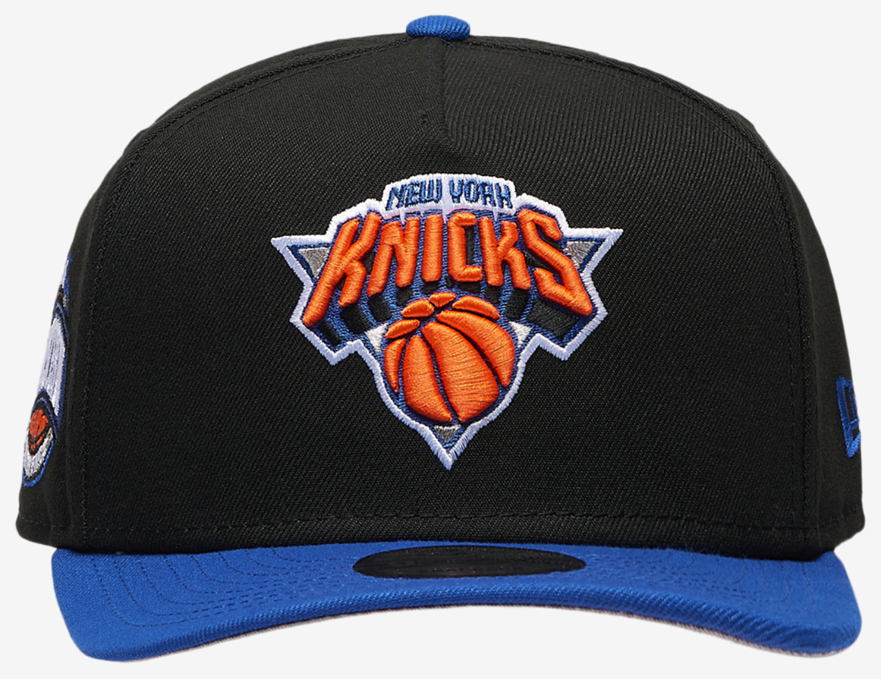 New Era Knicks 9FIFTY A Frame Curve EC Image 2 of 5. Tap to open photo gallery.