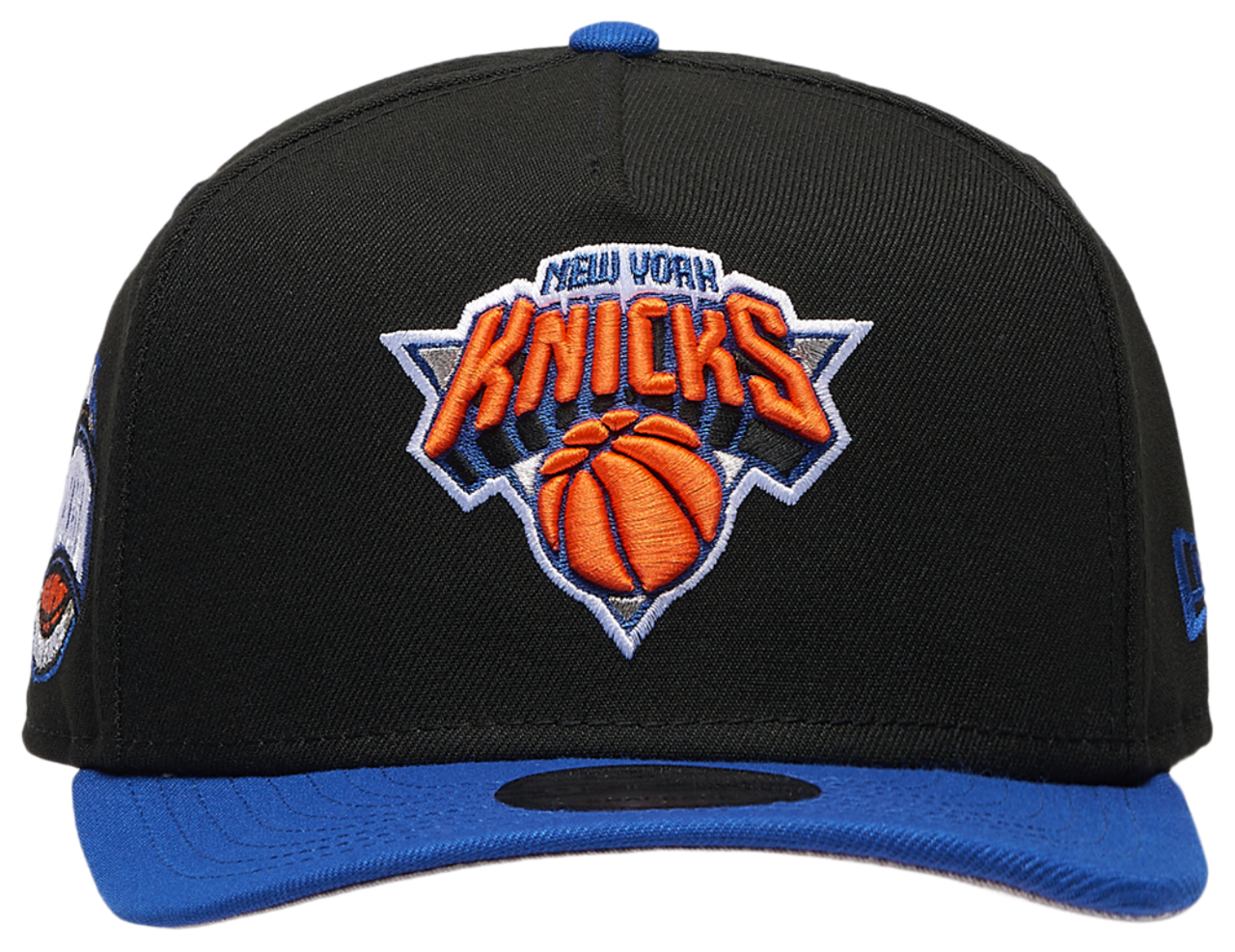 New Era Knicks 9FIFTY A Frame Curve EC Image 2 of 5. Tap to open photo gallery.