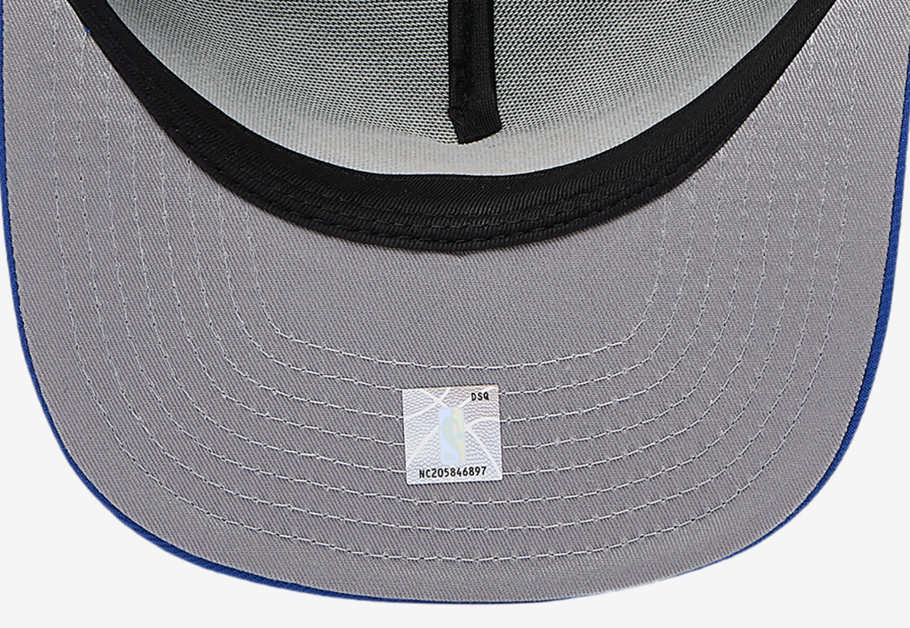 New Era Knicks 9FIFTY A Frame Curve EC Image 5 of 5. Tap to open photo gallery.