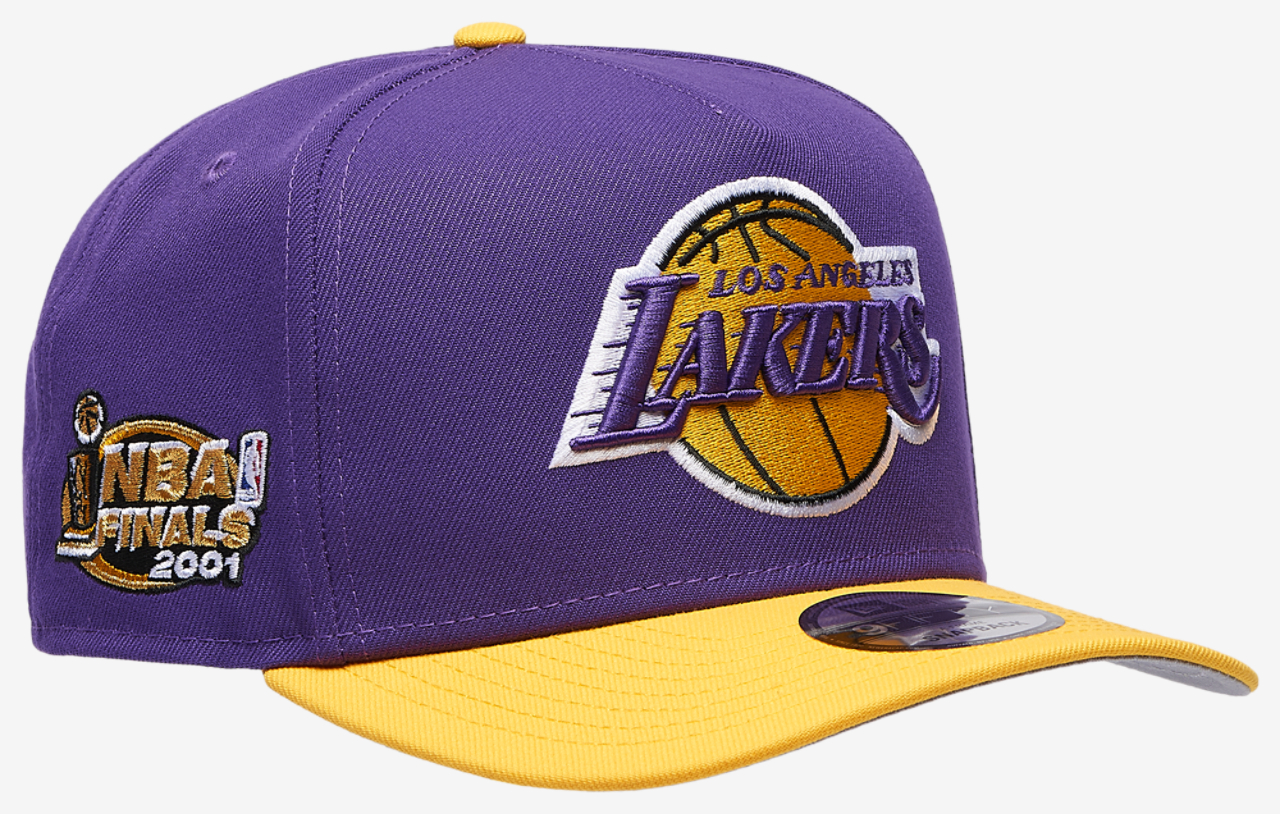 New Era Lakers 9FIFTY A Frame Curve 01 Finals TP Image 3 of 5. Tap to open photo gallery.