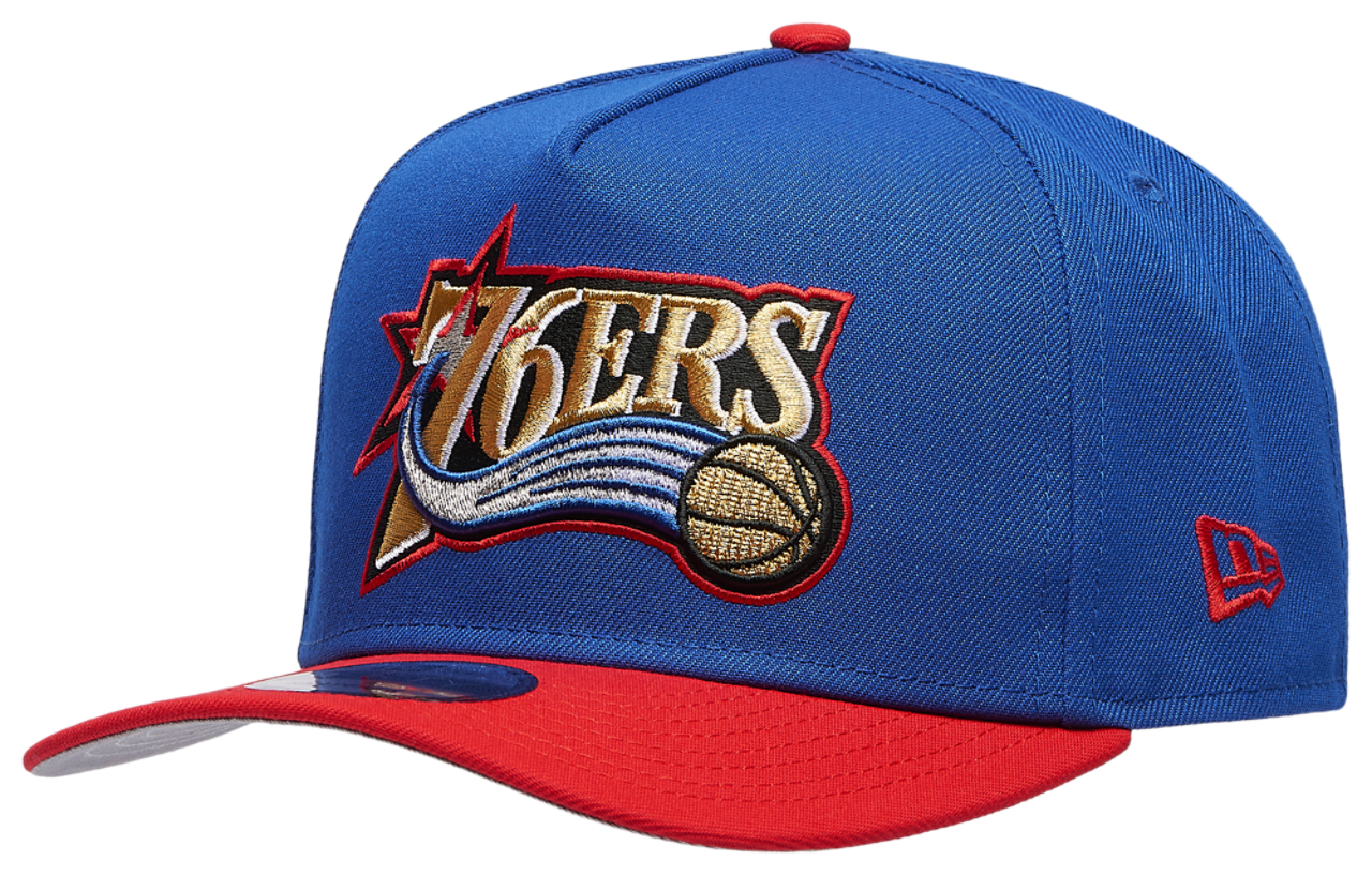 New Era 76ers 9FIFTY A Frame Curve 02 ASG Image 1 of 5. Tap to open photo gallery.