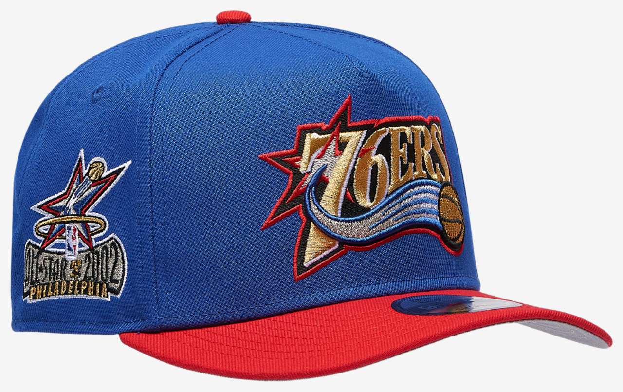 New Era 76ers 9FIFTY A Frame Curve 02 ASG Image 3 of 5. Tap to open photo gallery.