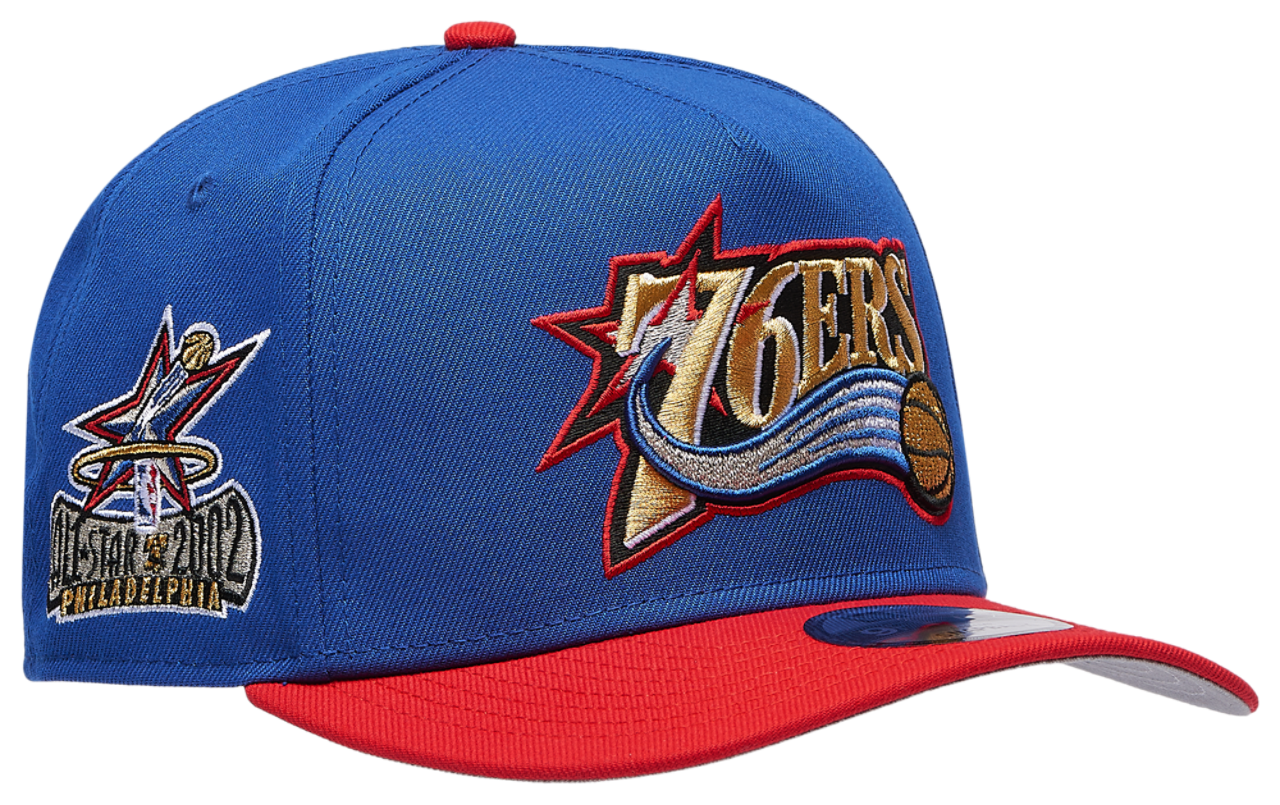 New Era 76ers 9FIFTY A Frame Curve 02 ASG Image 3 of 5. Tap to open photo gallery.