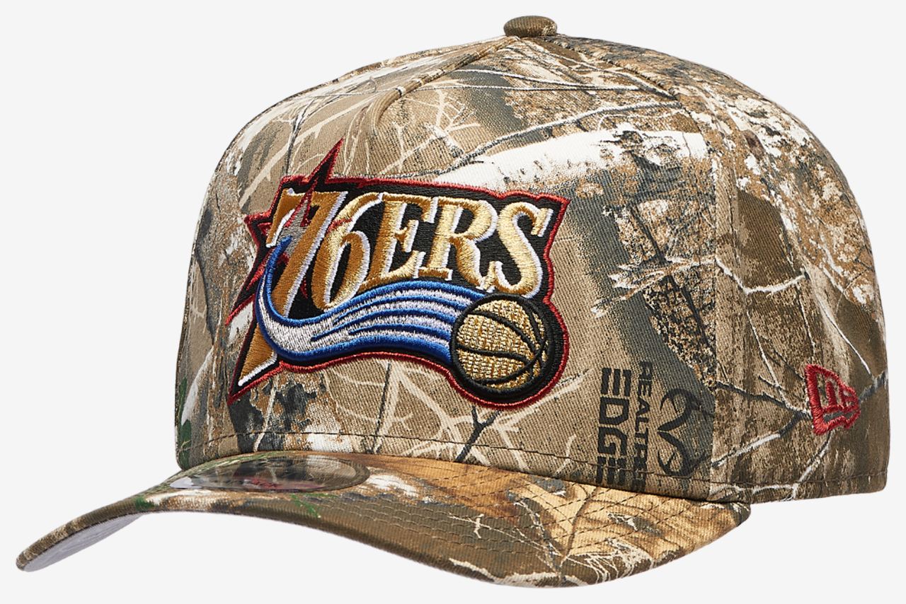 New Era 76ers 9FIFTY A Frame Curve 02 RTE Image 1 of 5. Tap to open photo gallery.