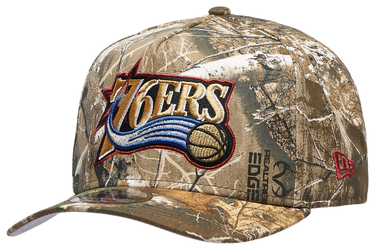 New Era 76ers 9FIFTY A Frame Curve 02 RTE Image 1 of 5. Tap to open photo gallery.